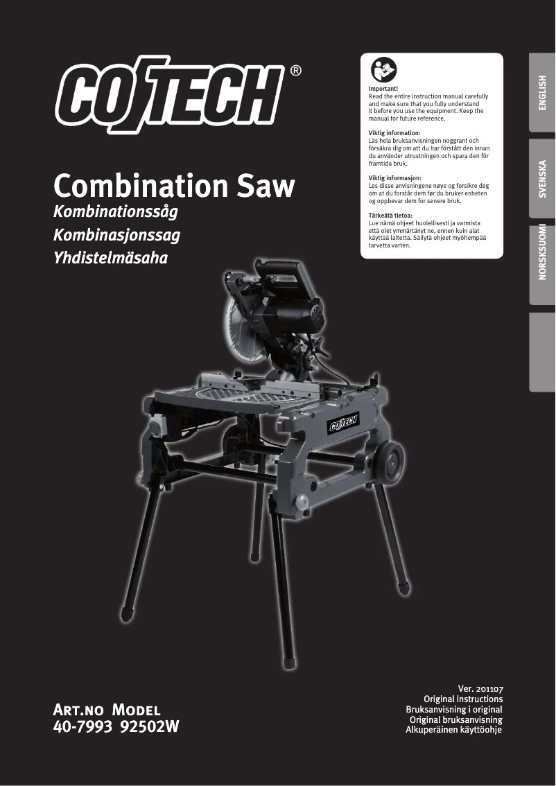 Página 1 del manual Manual de usuario Cotech 92502W