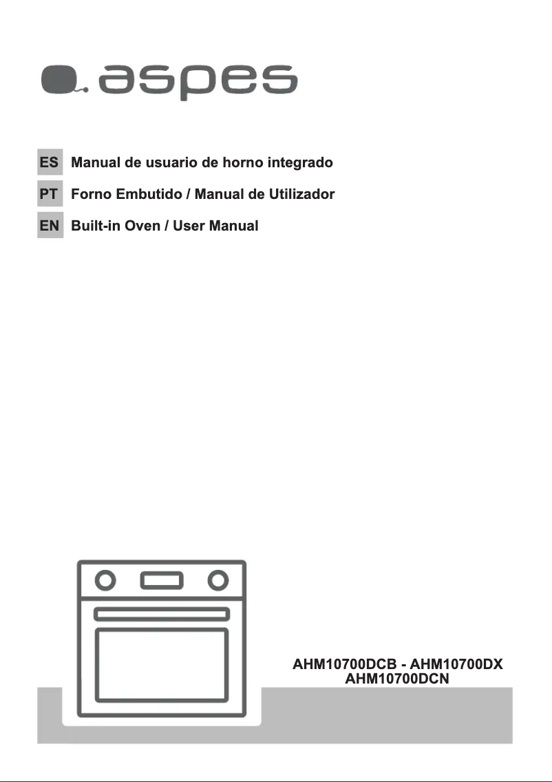 Página 1 del manual Manual de usuario Aspes AHM10700DCB