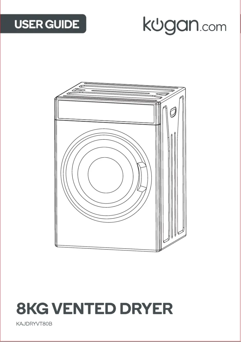 Página 1 del manual Manual de usuario Kogan KAJDRYVT80B