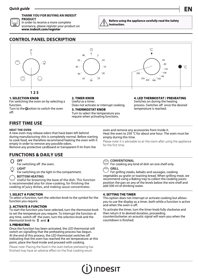 Imagen de la primera página del manual del dispositivo IFW 6230 WH.1