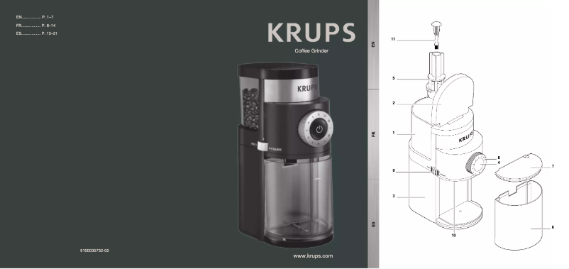 Página 1 del manual Manual de usuario Krups GX5508