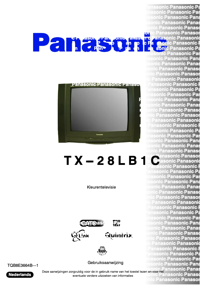 Imagen de la primera página del manual del dispositivo TX-28LB1