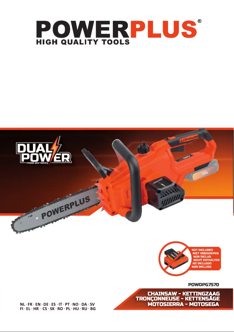 Página 1 del manual Manual de usuario PowerPlus POWDPG7570