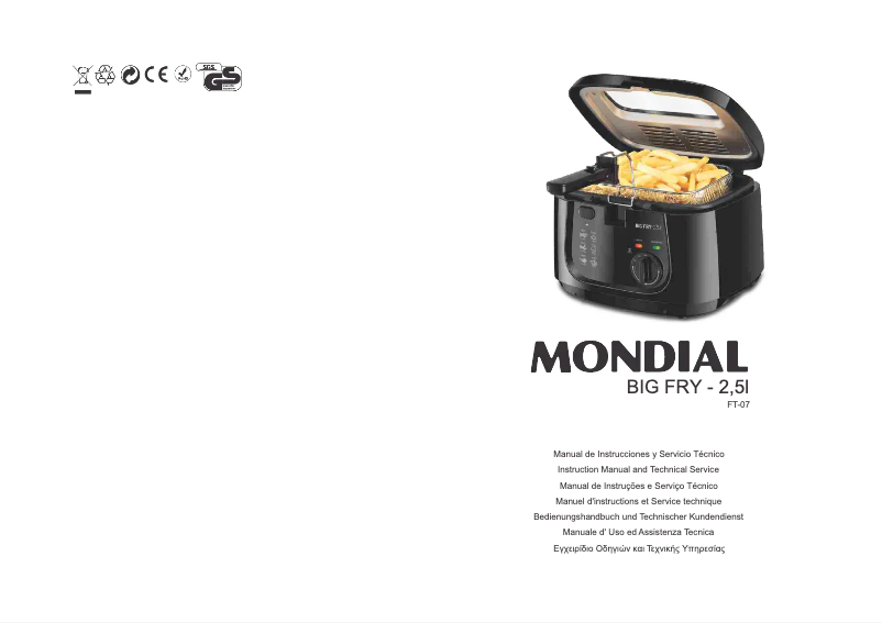 Imagen de la primera página del manual del dispositivo FT-07