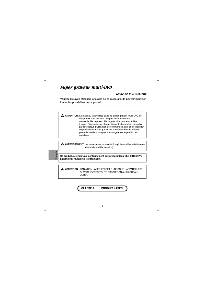 Página nº 1 - Manual de usuario LG GH20NS10