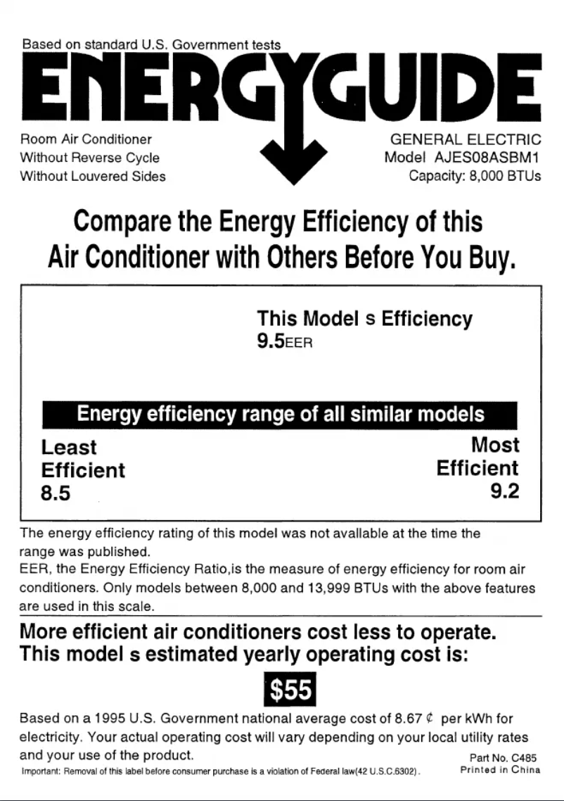 Imagen de la primera página del manual del dispositivo AJES08ASB