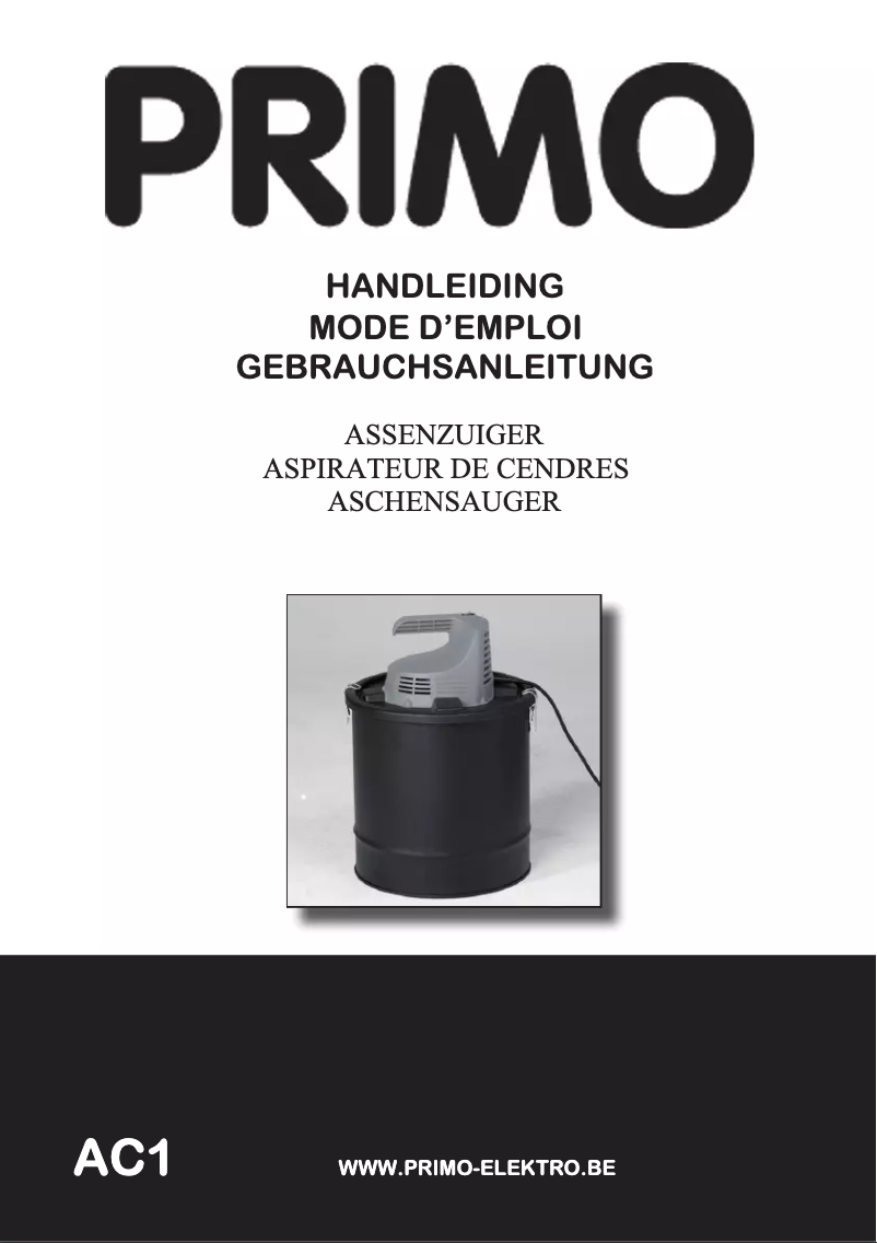 Imagen de la primera página del manual del dispositivo AC1