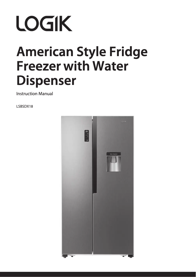 Imagen de la primera página del manual del dispositivo LSBSDX18