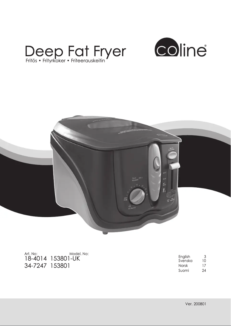 Imagen de la primera página del manual del dispositivo 153801