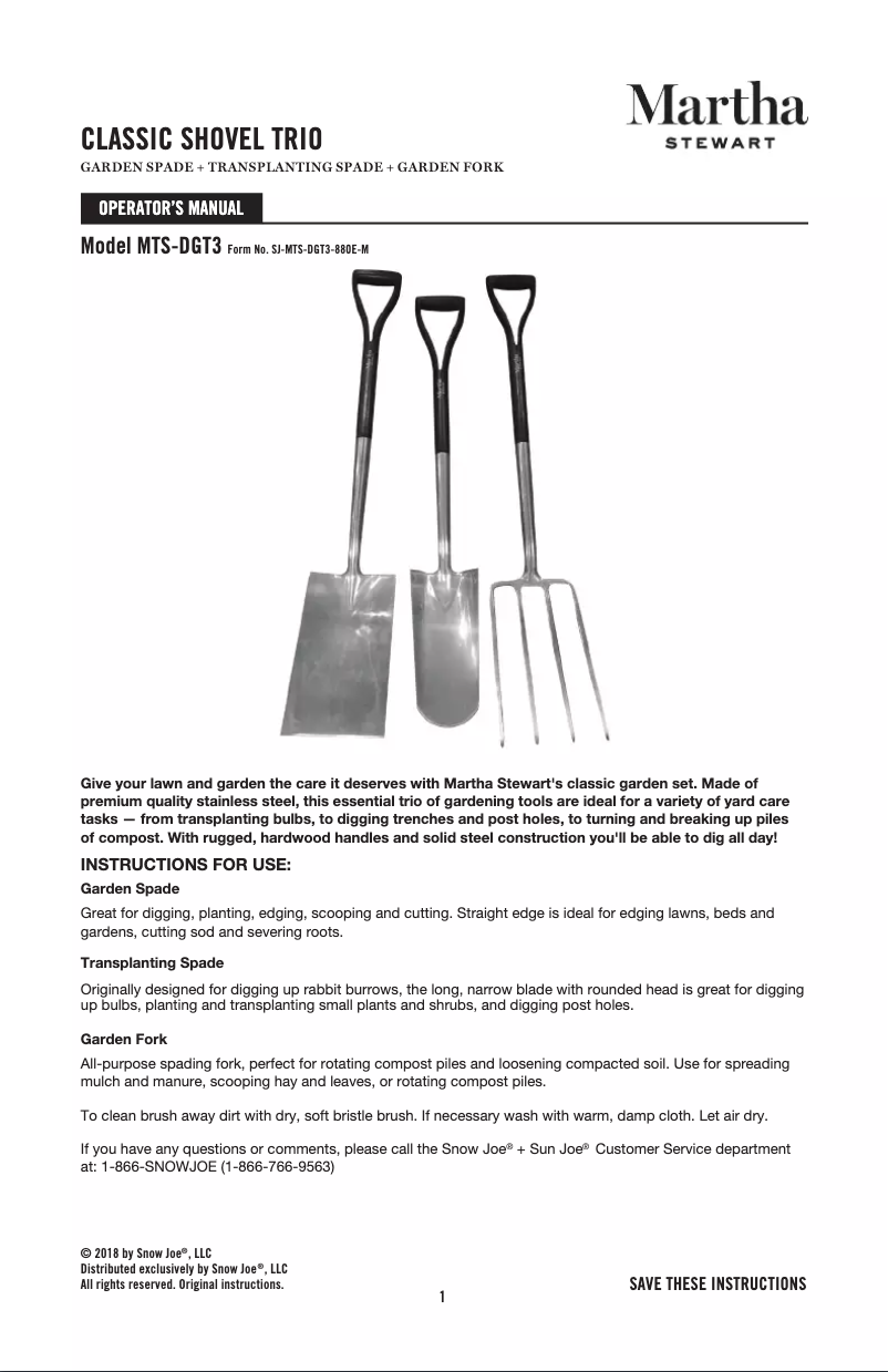 Imagen de la primera página del manual del dispositivo MTS-DGT3