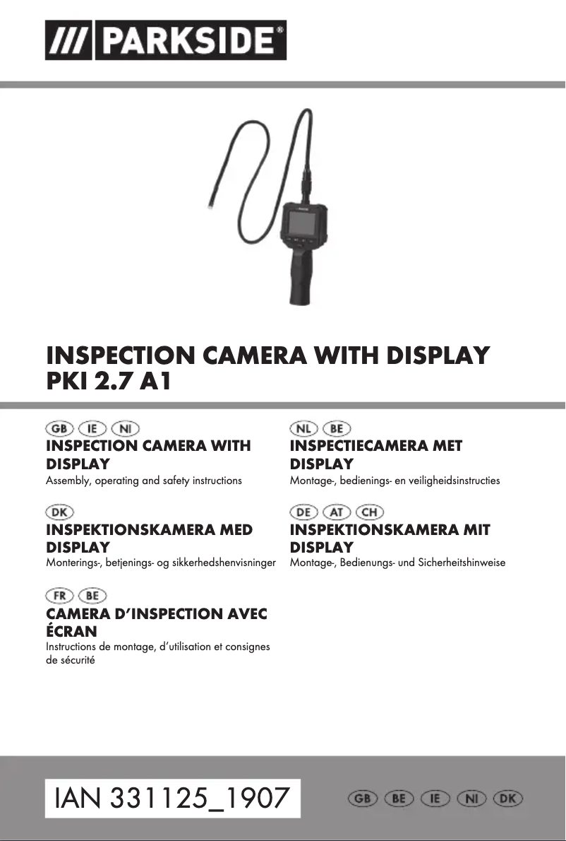 Imagen de la primera página del manual del dispositivo PKI 2.7 A1