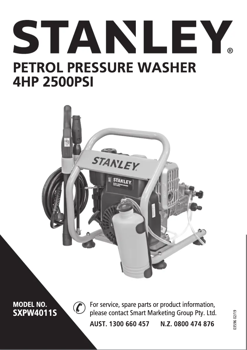 Imagen de la primera página del manual del dispositivo SXPW4011S