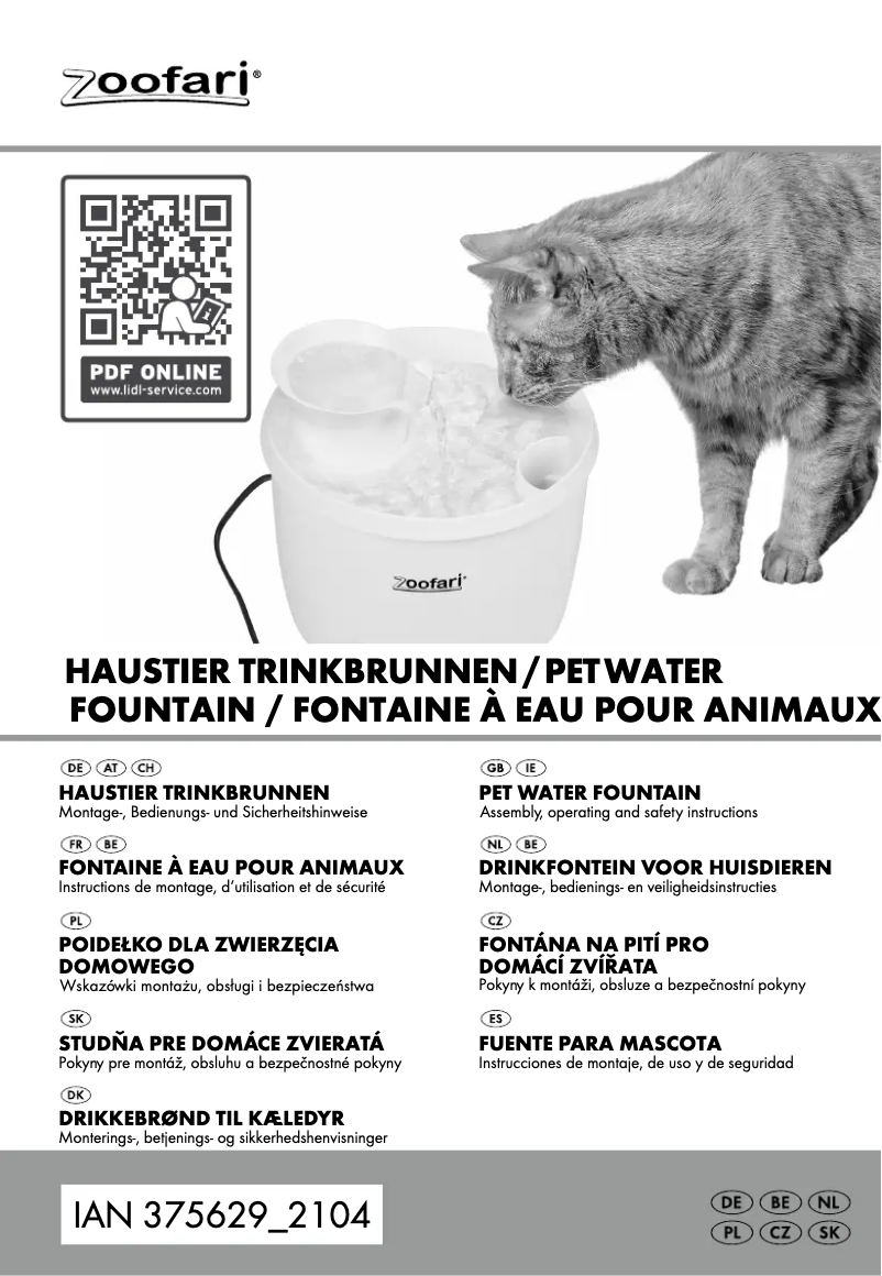 Página 1 del manual Manual de usuario Zoofari HG07906