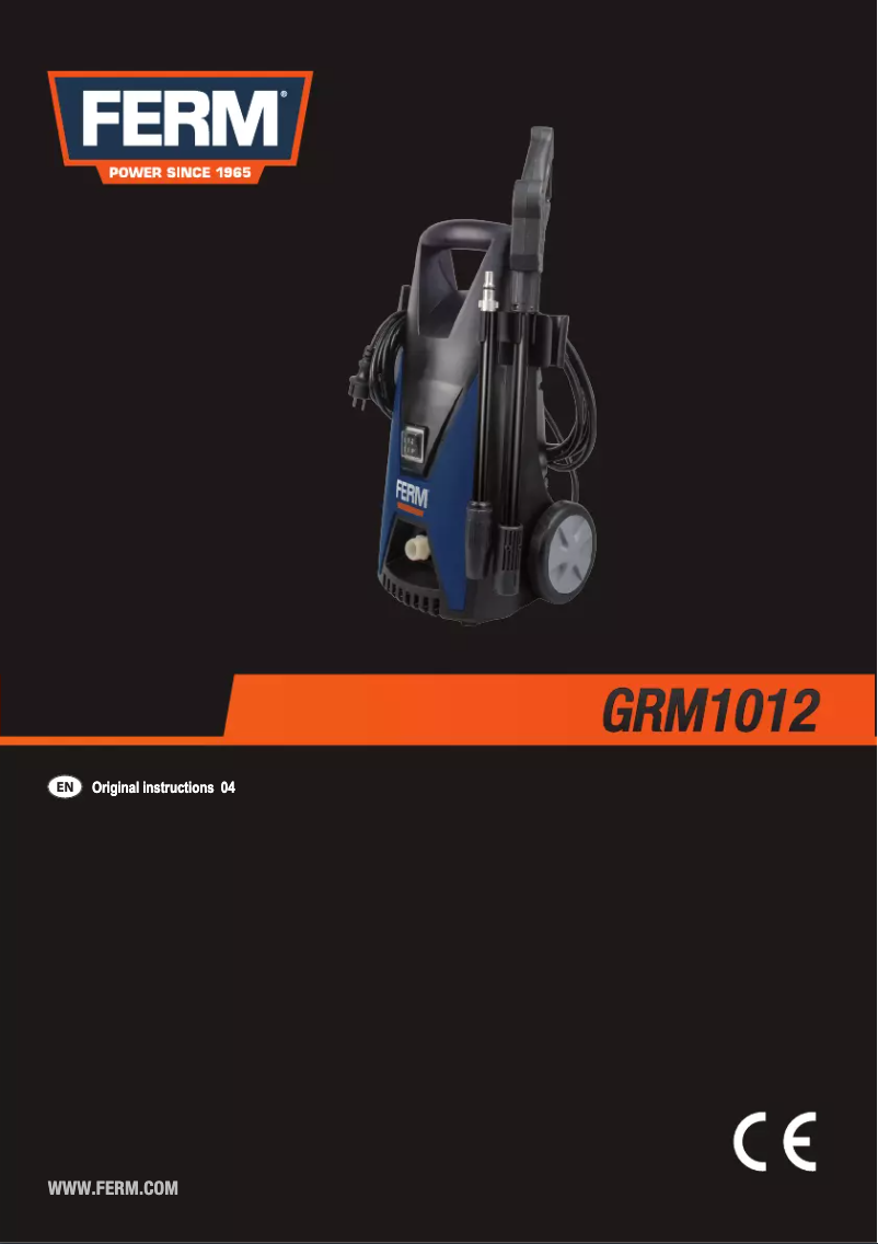 Página nº 1 - Manual de usuario Ferm GRM1012