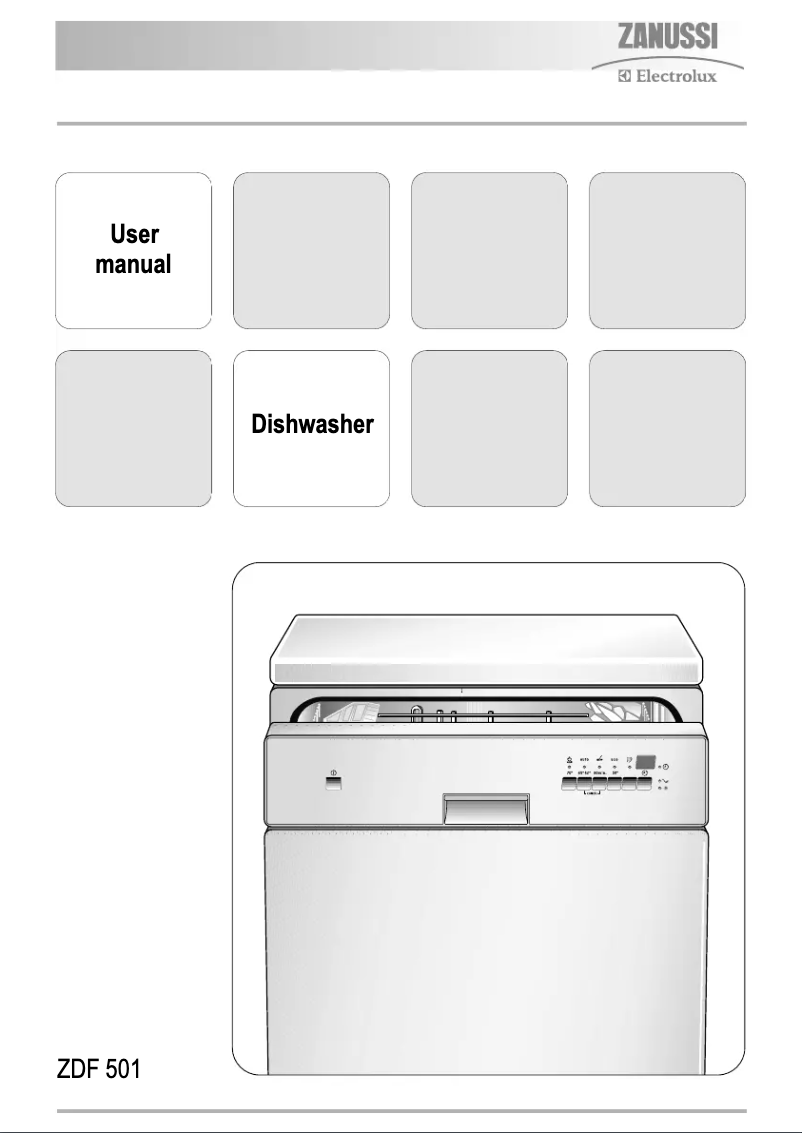 Página 1 del manual Manual de usuario Zanussi-Electrolux ZDF501S