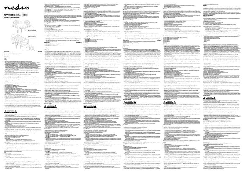 Página 1 del manual Manual de usuario Nedis FCRA110EBK8