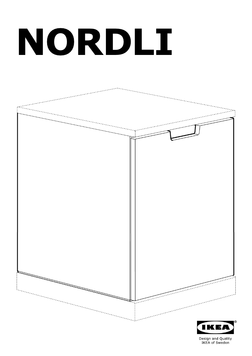Página 1 del manual Manual de usuario Ikea NORDLI 304.150.36