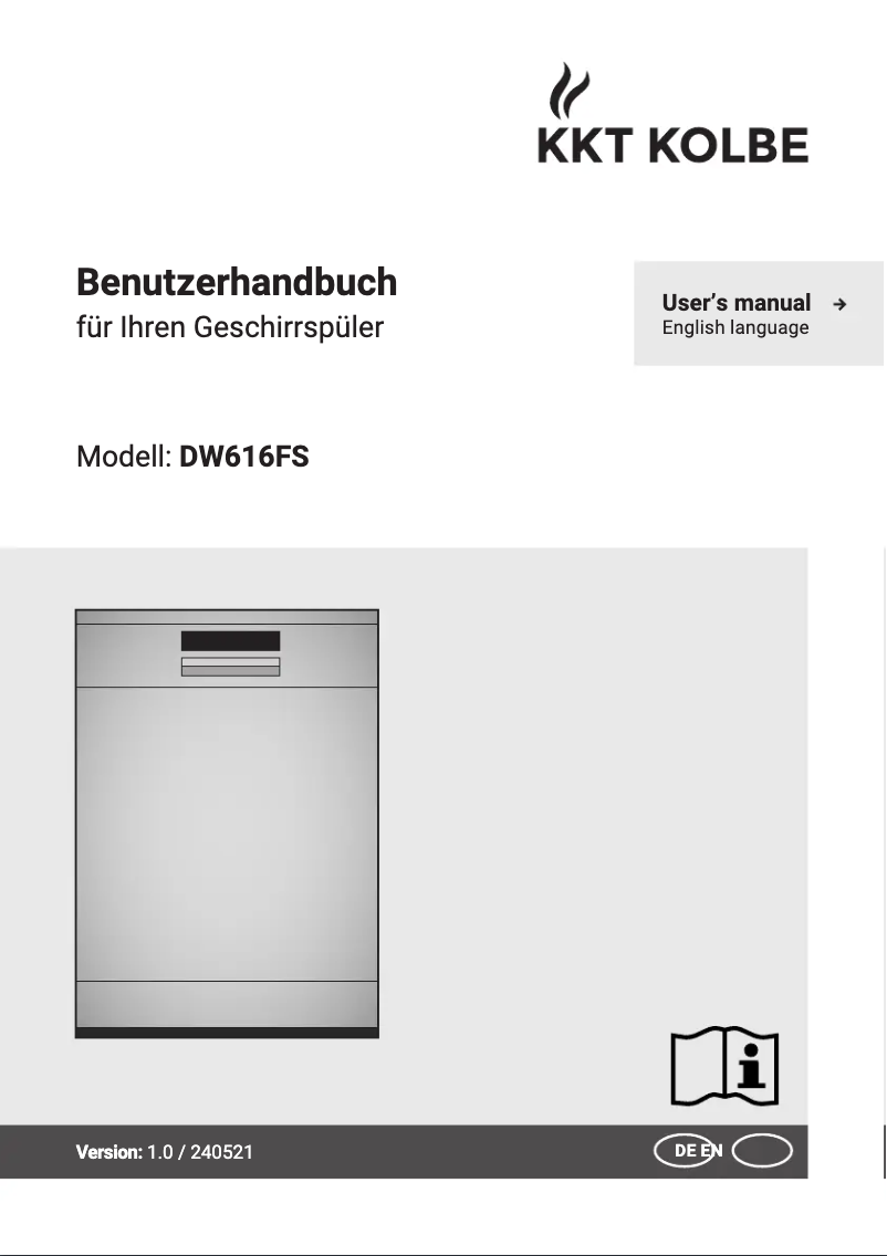 Imagen de la primera página del manual del dispositivo DW616FS