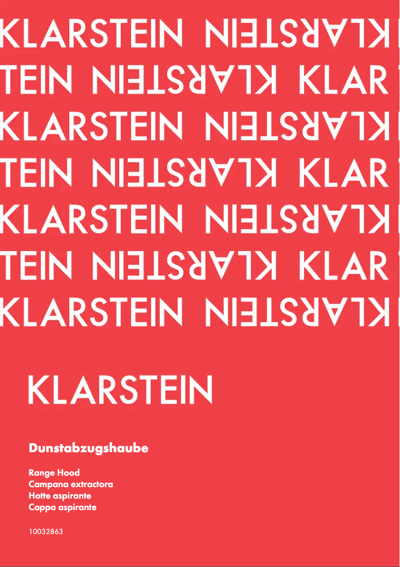 Página 1 del manual Manual de usuario Klarstein 10032863
