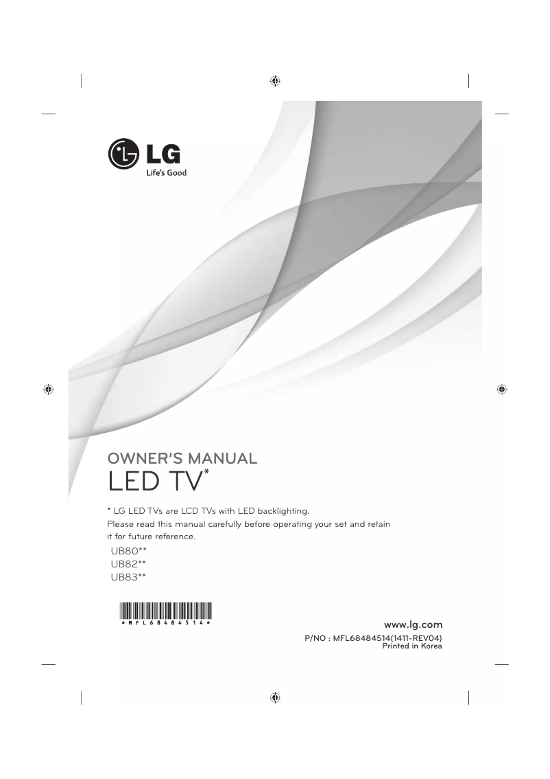 Página nº 1 - Manual de usuario LG 55UB820V
