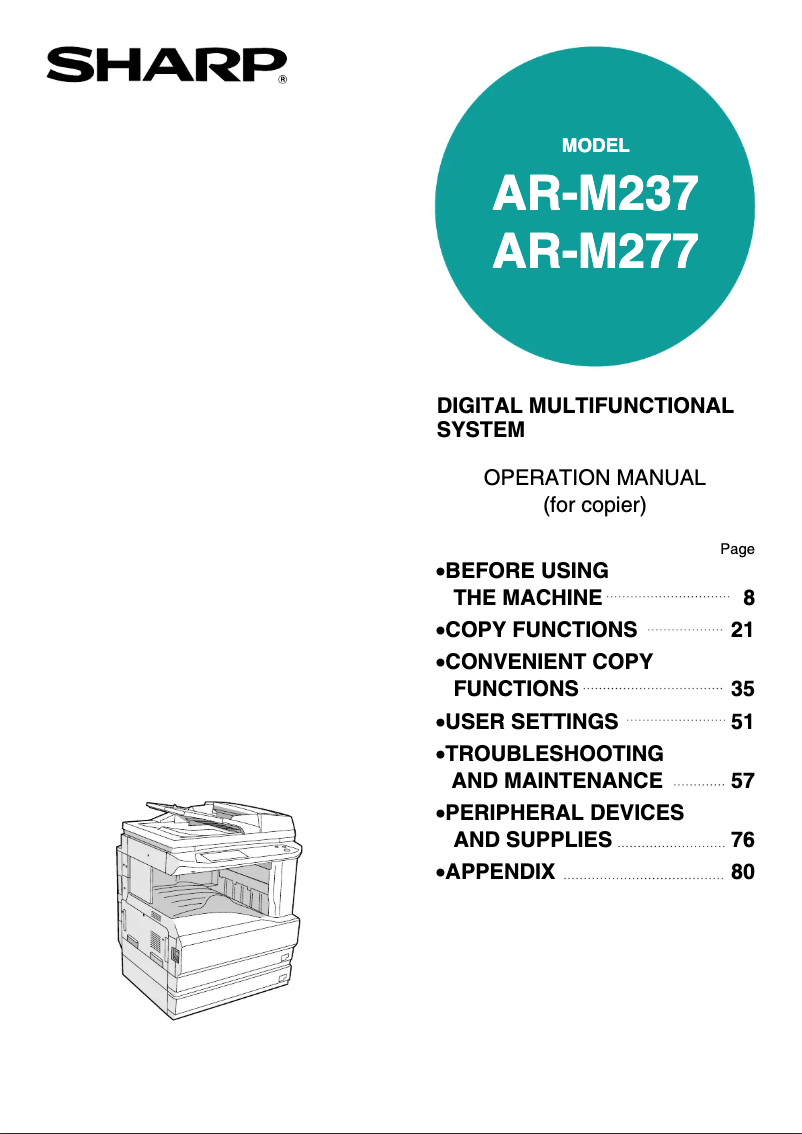 Imagen de la primera página del manual del dispositivo ARM237