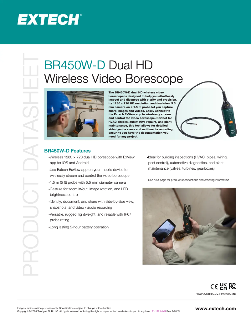 Imagen de la primera página del manual del dispositivo BR450W-D