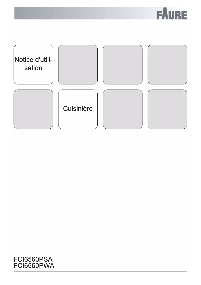 Imagen de la primera página del manual del dispositivo FCI6560PWA