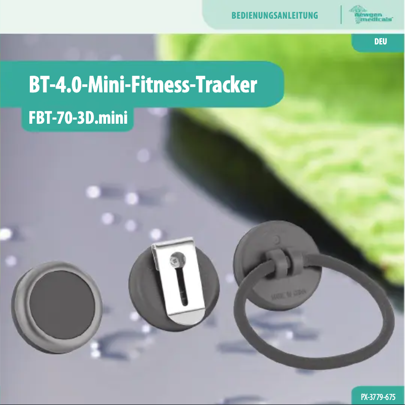 Imagen de la primera página del manual del dispositivo FBT-70-3D.mini