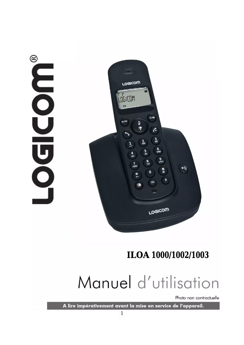 Página 1 del manual Manual de usuario Logicom Duo Iloa 1002