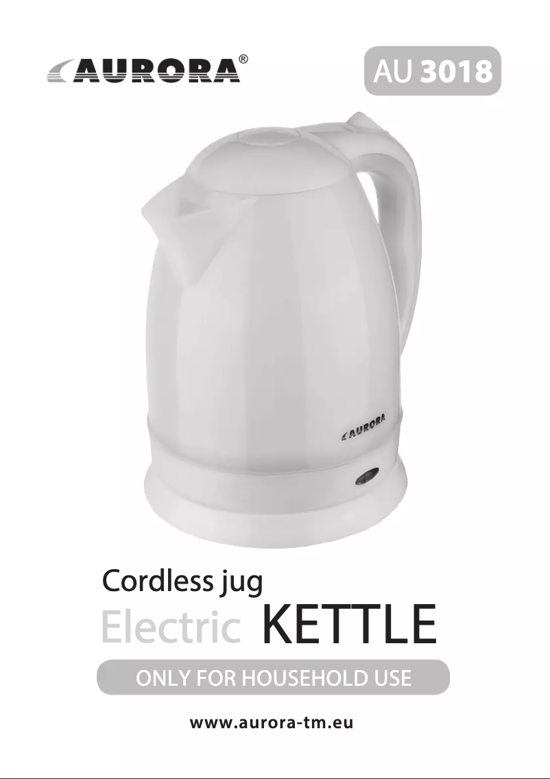 Imagen de la primera página del manual del dispositivo AU 3018