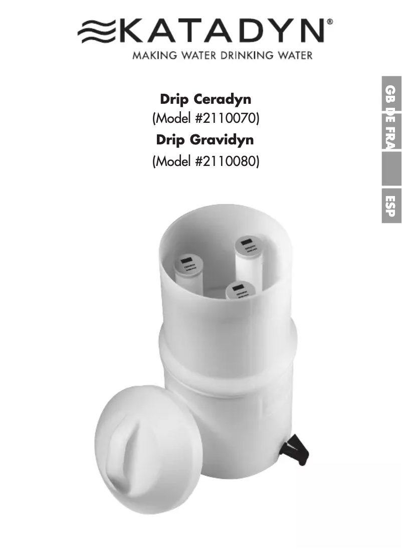 Imagen de la primera página del manual del dispositivo 2110070