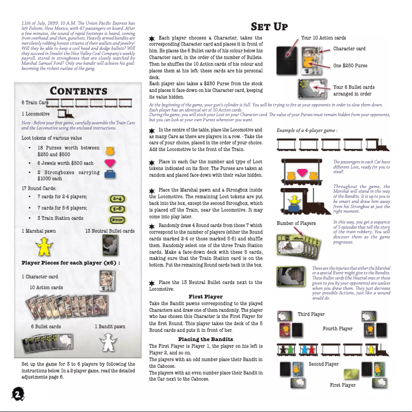 Página 1 del manual Manual de usuario Asmodee Colt Express