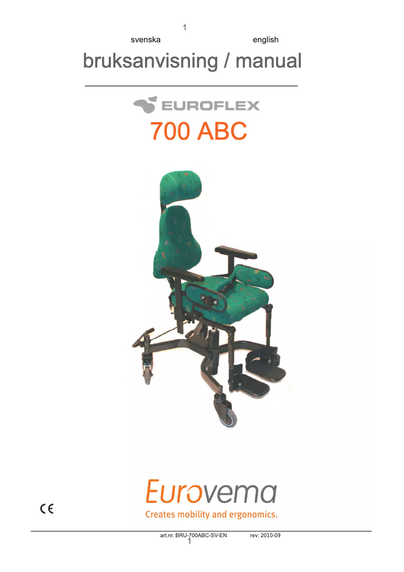 Página 1 del manual Manual de usuario Eurovema 700 ABC