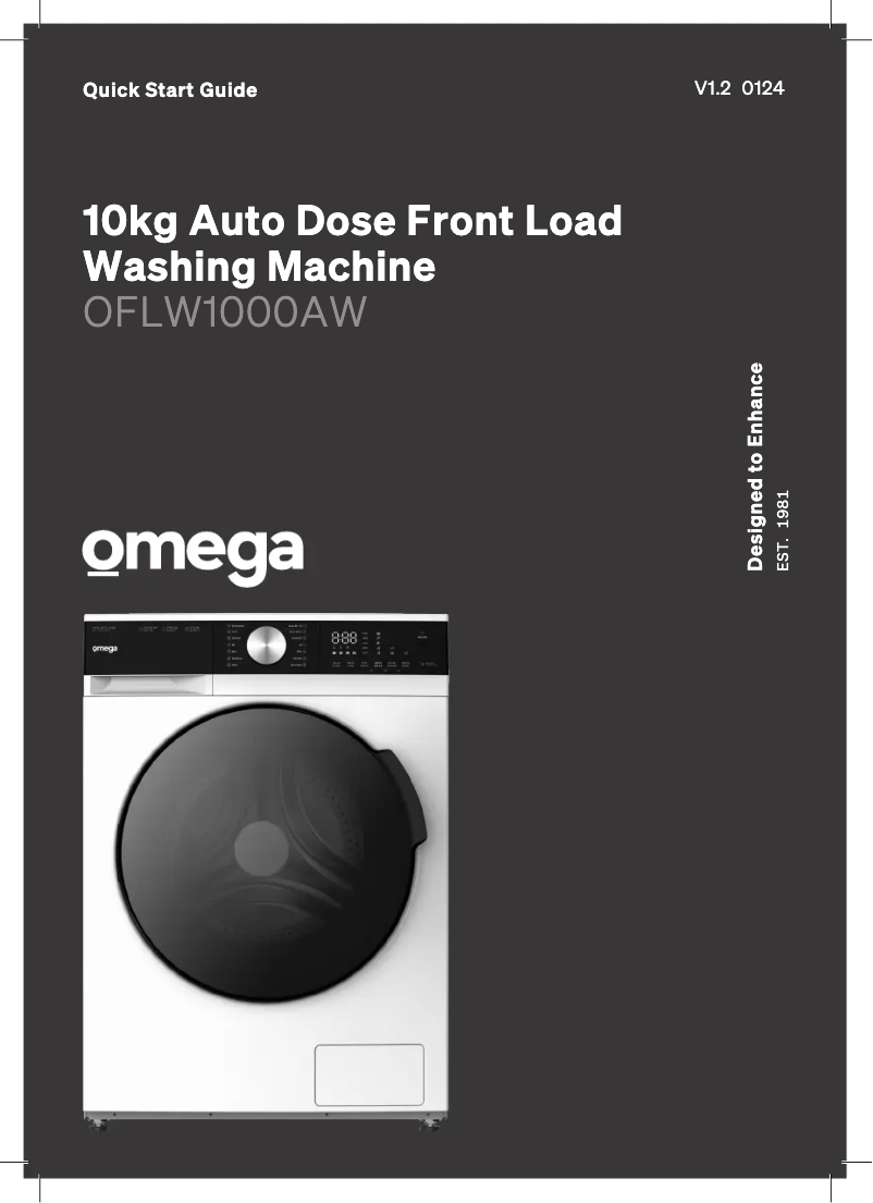 Página 1 del manual Guía de inicio rápido Omega OFLW1000AW