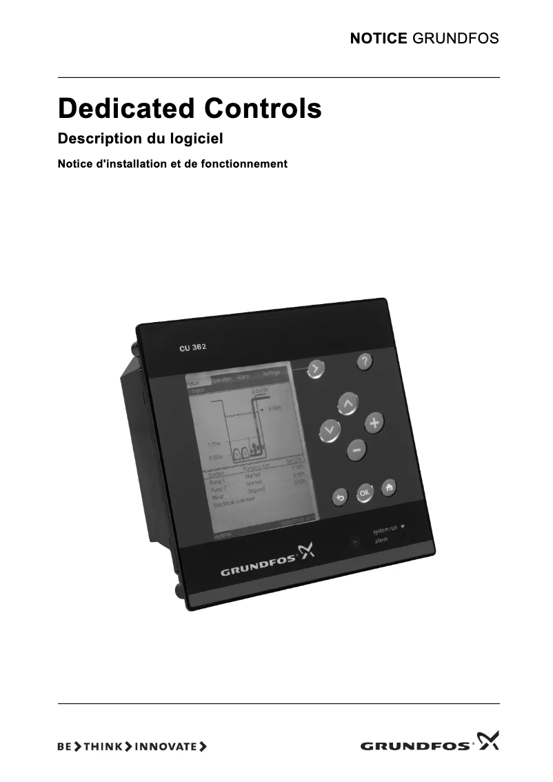 Página 1 del manual Guía de instalación Grundfos DCD319