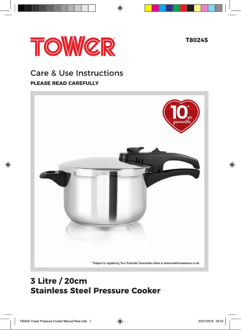 Página 1 del manual Manual de usuario Tower T80245