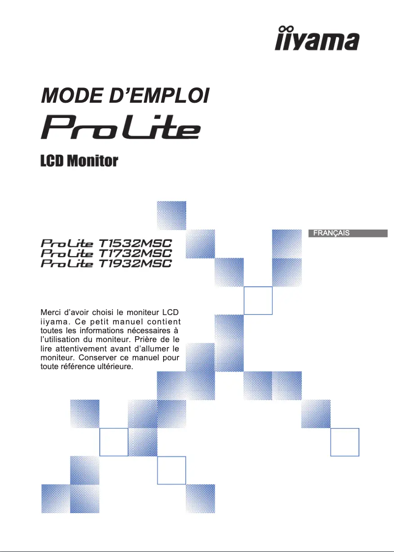 Página nº 1 - Manual de usuario Iiyama ProLite T1732MSC