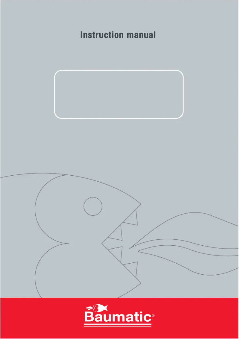 Página 1 del manual Manual de usuario Baumatic B46SS