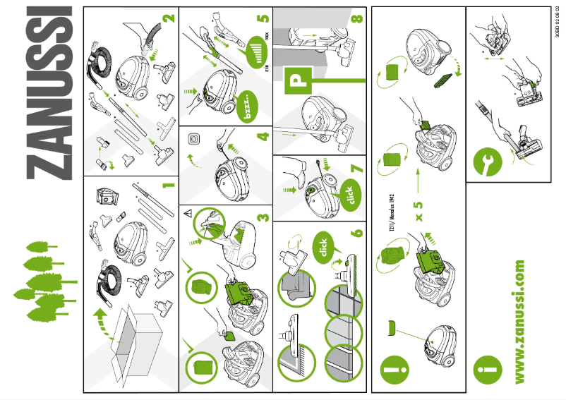 Página 1 del manual Manual de usuario Zanussi ZAN3010EL