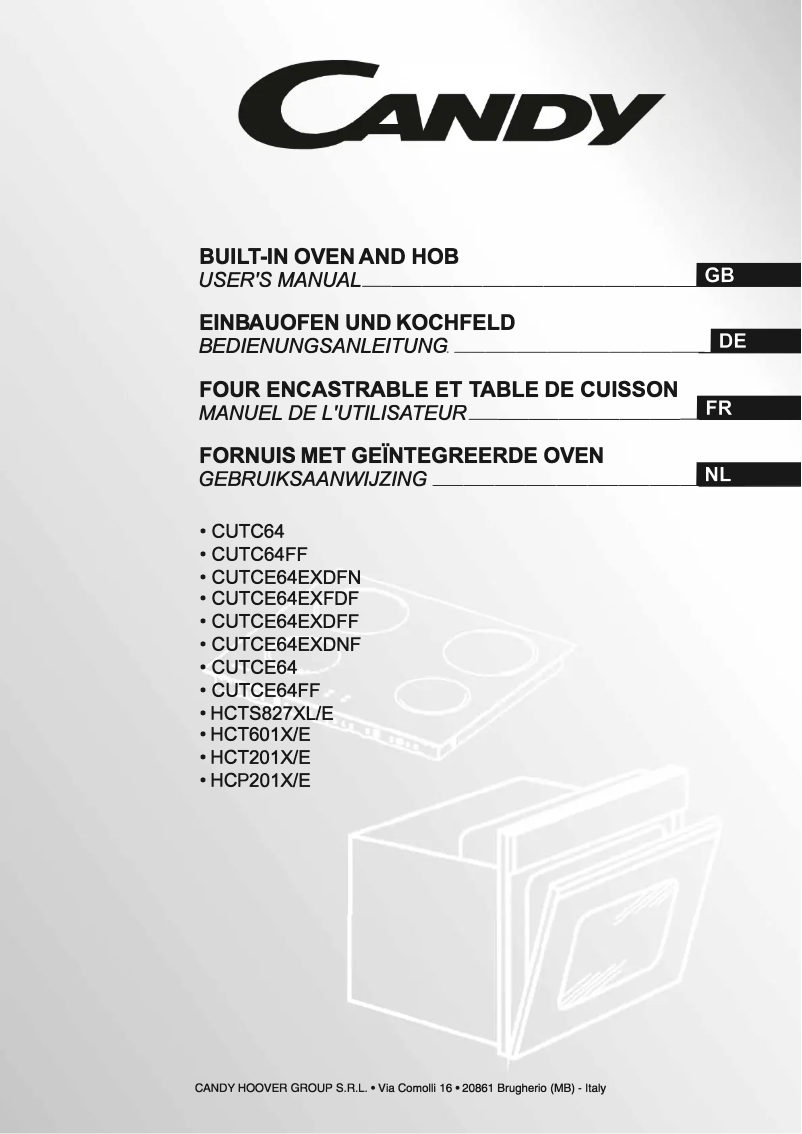 Imagen de la primera página del manual del dispositivo HCP201X/E