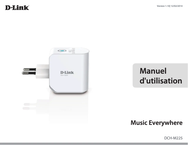 Imagen de la primera página del manual del dispositivo DCH-M225