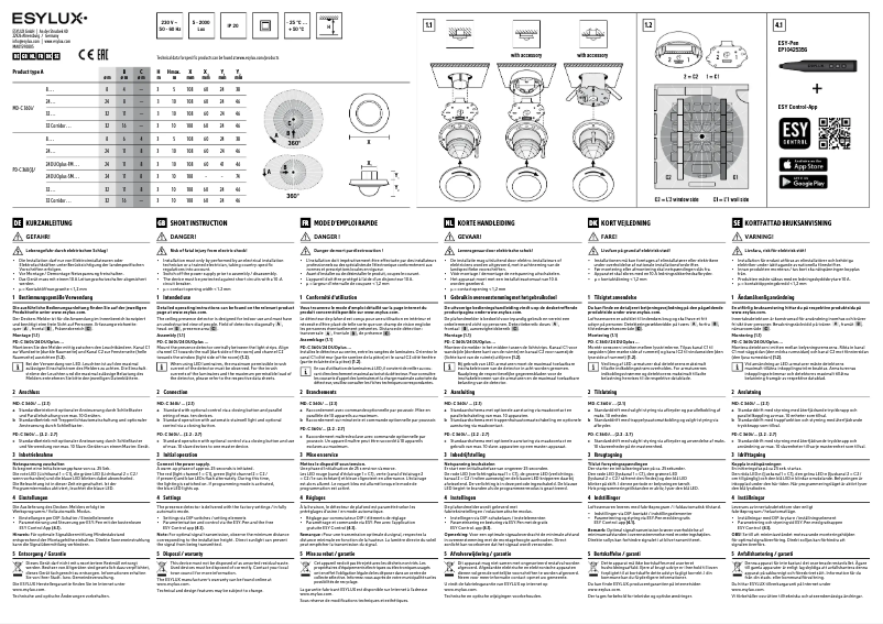 Imagen de la primera página del manual del dispositivo PD-C 360i/24 DUOplus-SM