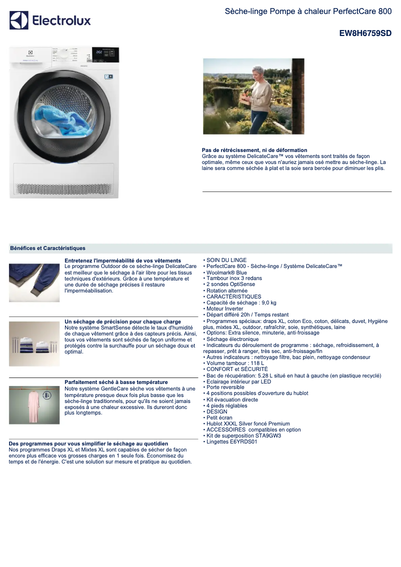 Imagen de la primera página del manual del dispositivo EW8H6759SD