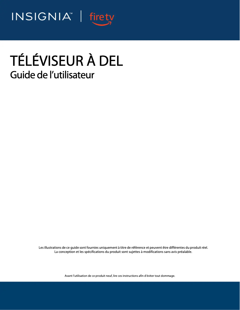 Imagen de la primera página del manual del dispositivo NS-50F501NA22