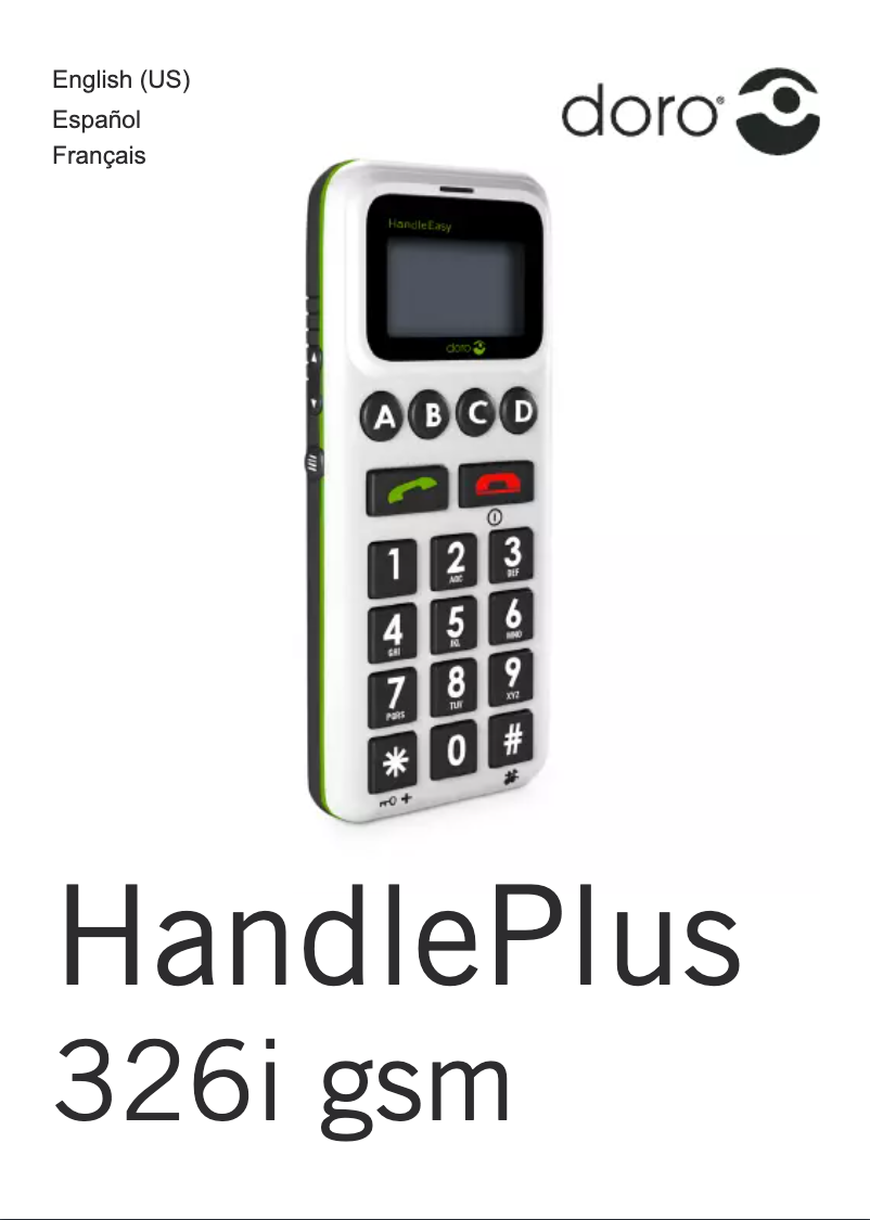 Página 1 del manual Manual de usuario Doro 326i gsm