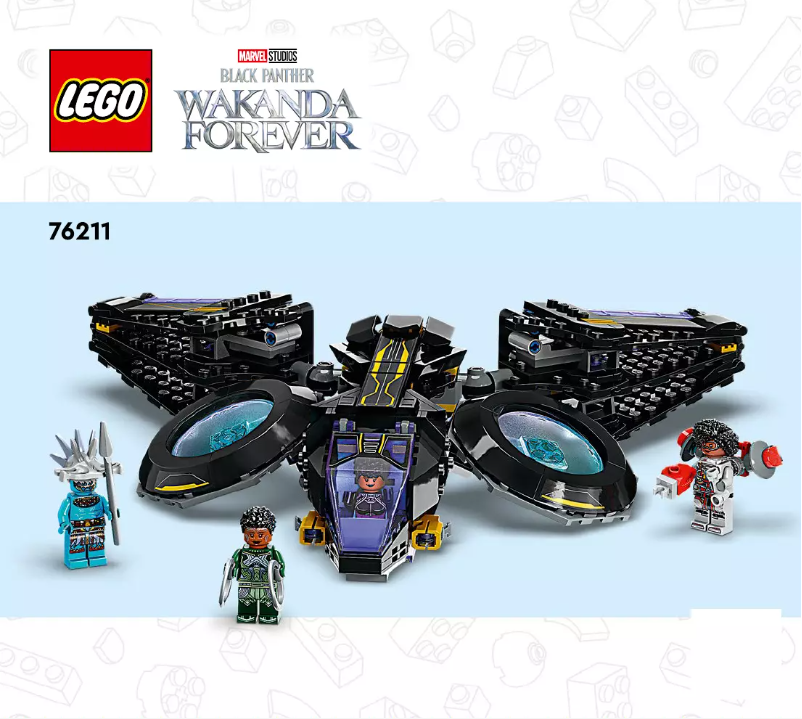 Página 1 del manual Manual de usuario Lego Marvel Studios 76211