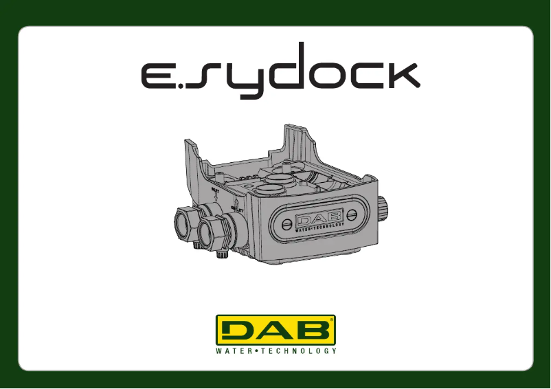 Imagen de la primera página del manual del dispositivo ESYDOCK