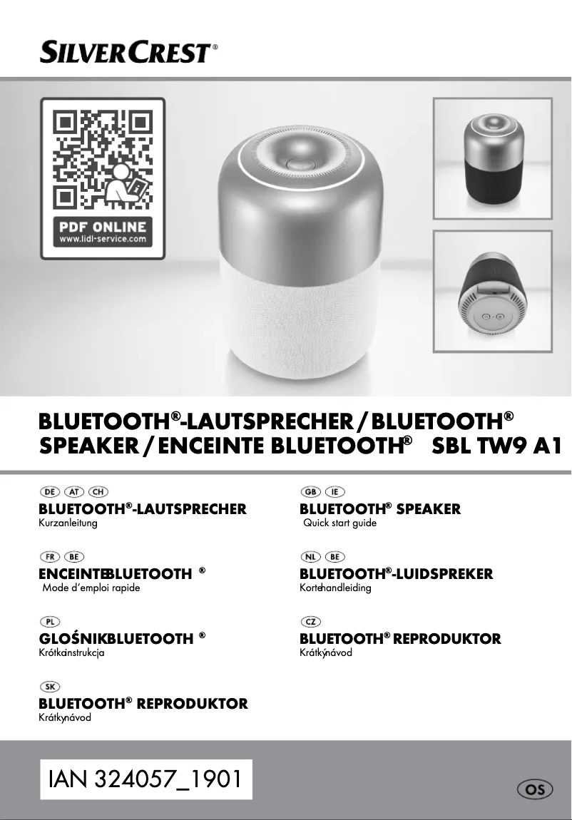 Imagen de la primera página del manual del dispositivo SBL TW9 A1