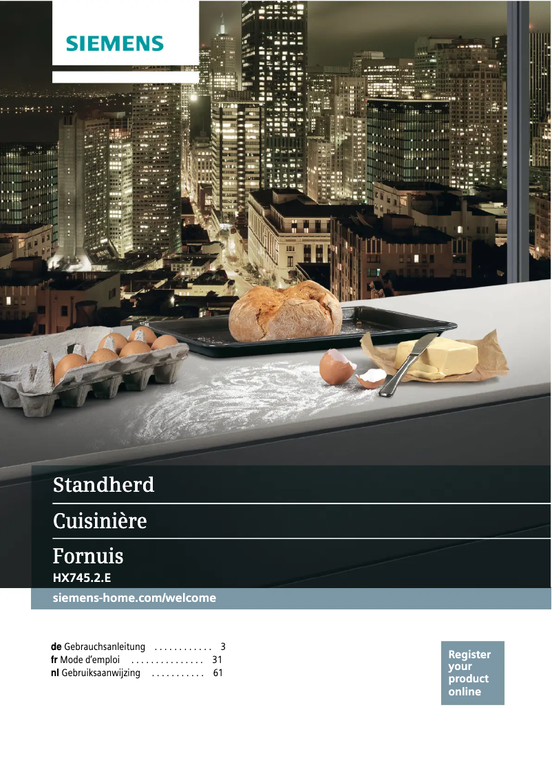 Imagen de la primera página del manual del dispositivo HX745220E