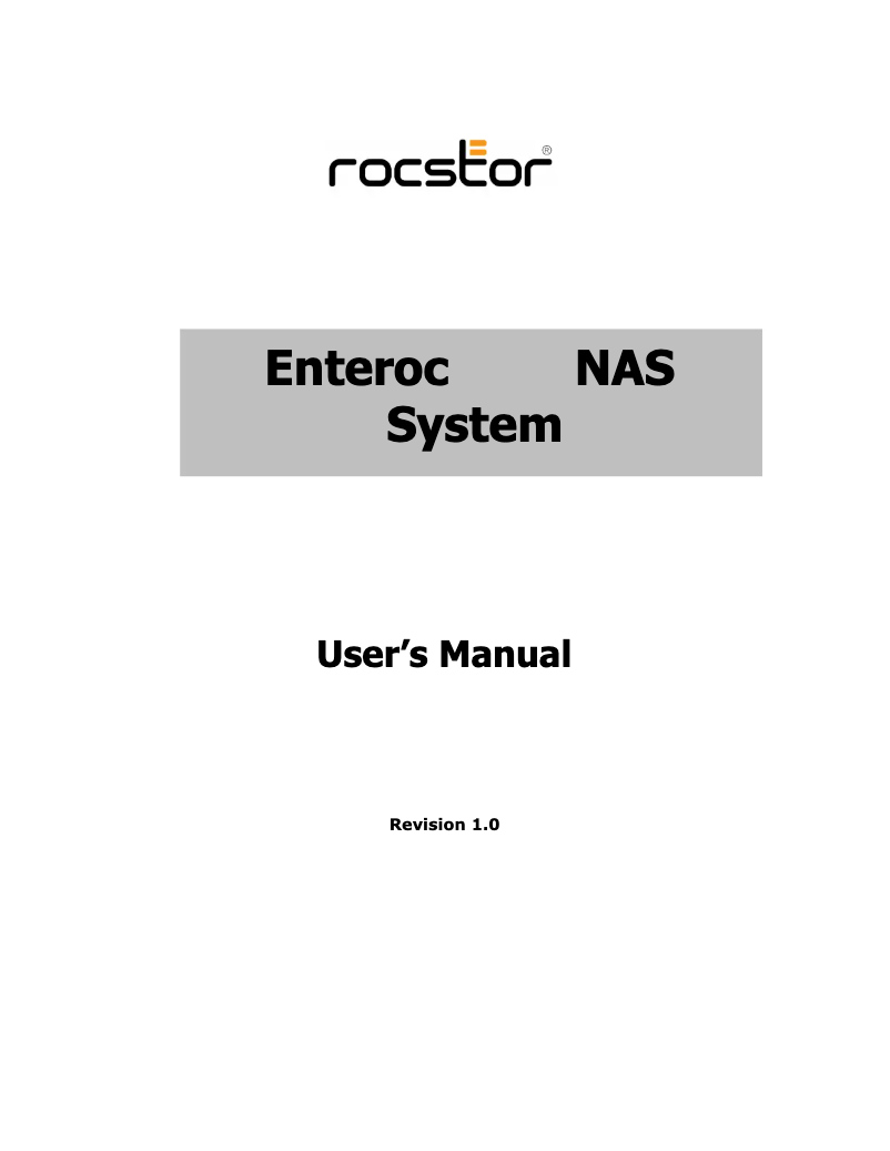 Imagen de la primera página del manual del dispositivo Enteroc N56